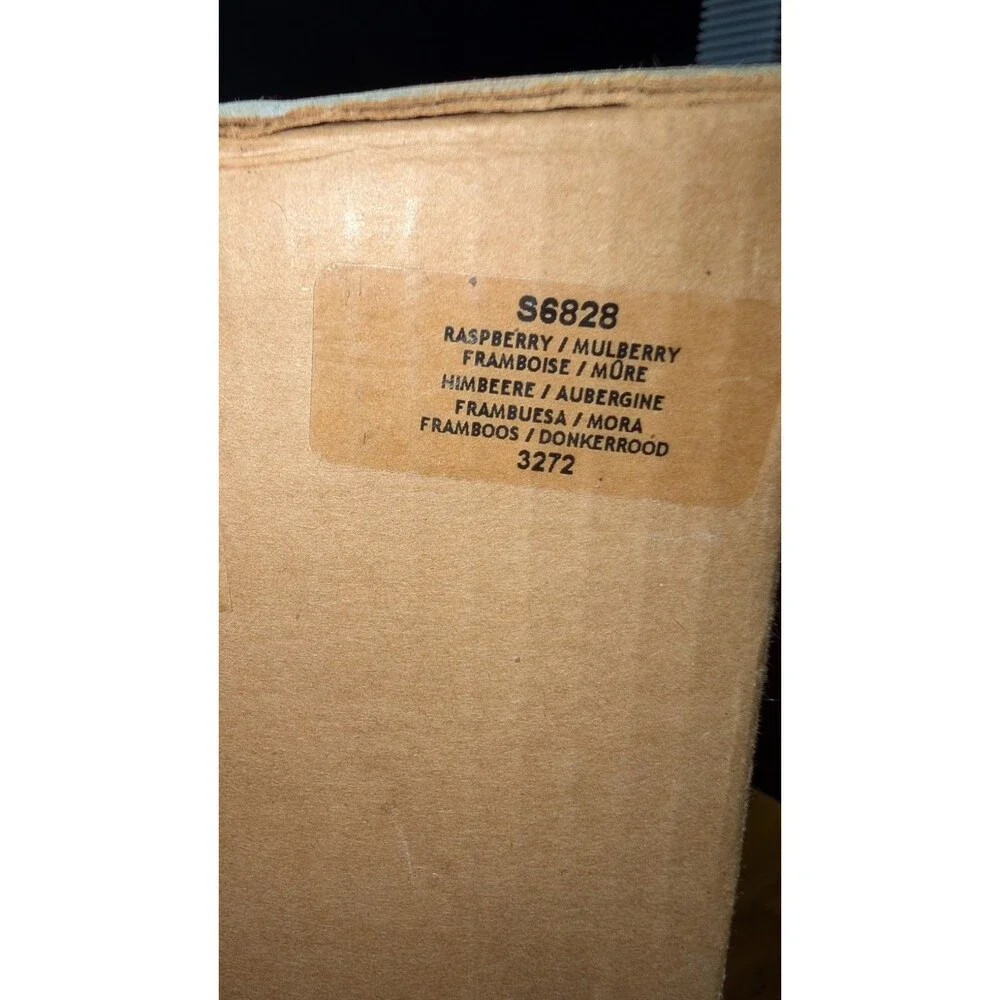 Partylite RASPBERRY &  MULBERRY 3-wick Pillar candle NIB S68  6